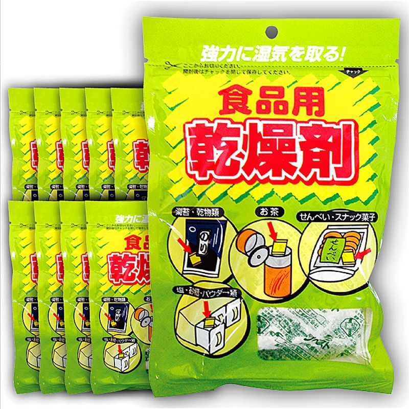 ペットフード保存にも使える食品用乾燥剤 ｇ 6個入 10袋 中川海苔店オンラインショップ